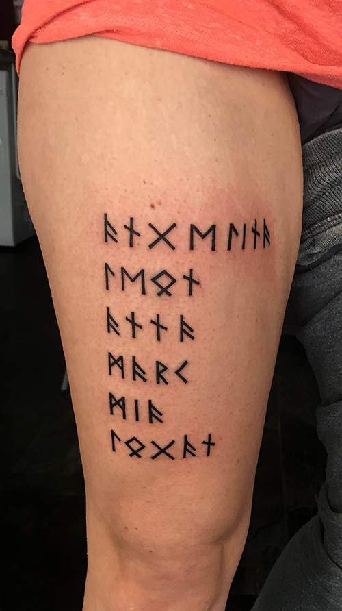 Runen Tattoo