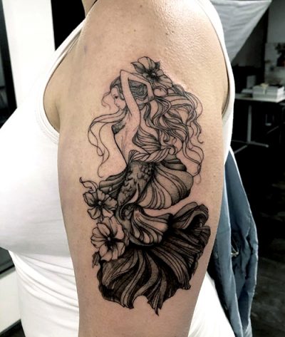 Meerjungfrau Tattoo