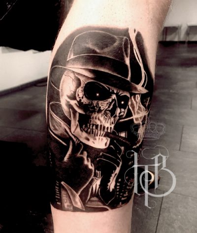 Skull Noire Tattoo