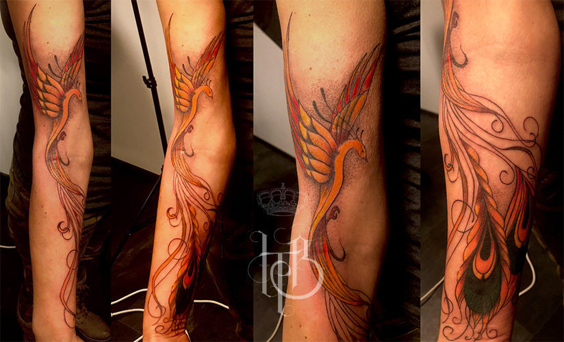 Phoenix Cover up Tattoo